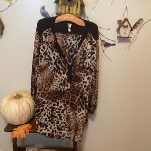 Plus Animal Print Top 3X